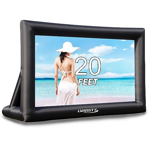 LVAOSTT 20FT Inflatable Screen