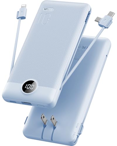 VRURC 10000mAh Built-in Cables