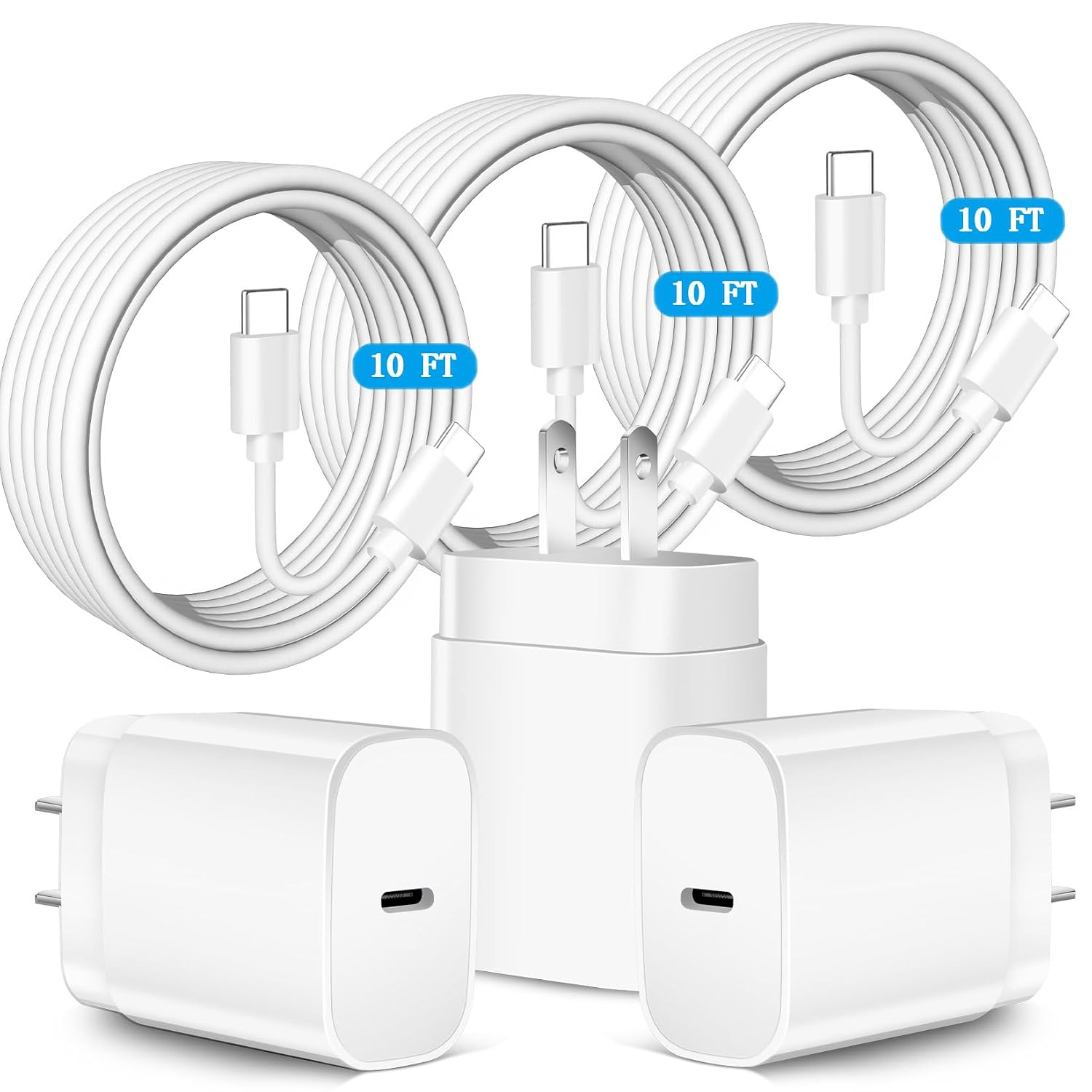 WILLTOP Samsung Super Fast Charger (3-pack)