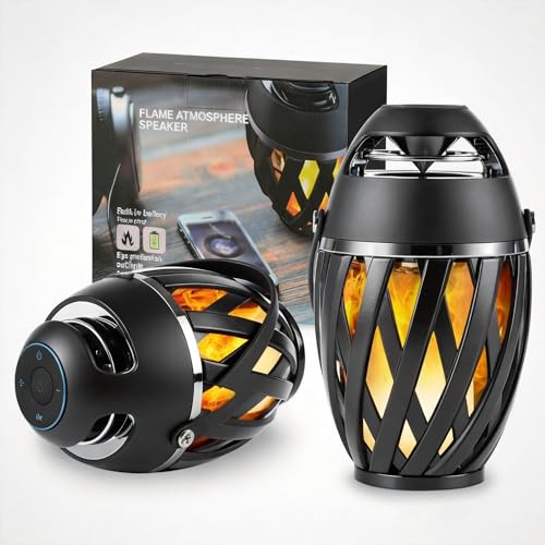 INSSISAIN 2-Pack Flame Speakers