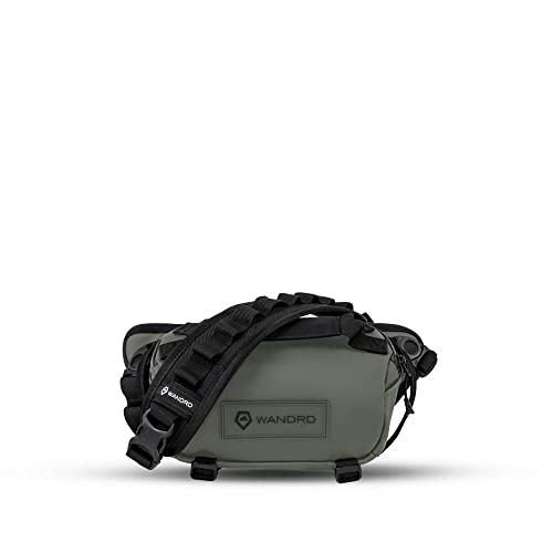 WANDRD ROGUE V1 3L Sling: Compact Camera Sling and Crossbody Bag with Fast Access, 3-Way Carry Lightweight Everyday Bag Great for Travel, Photography, and Daily Use (Wasatch Green)