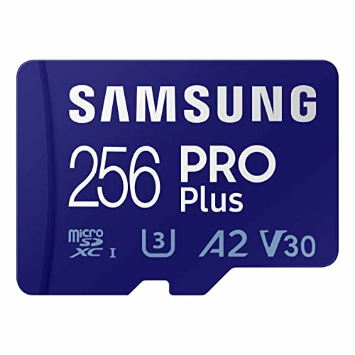 Samsung PRO Plus microSD Memory Card + Adapter, 256GB