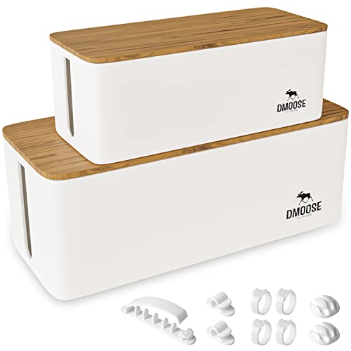 DMoose Cable Management Box (2 Pack)