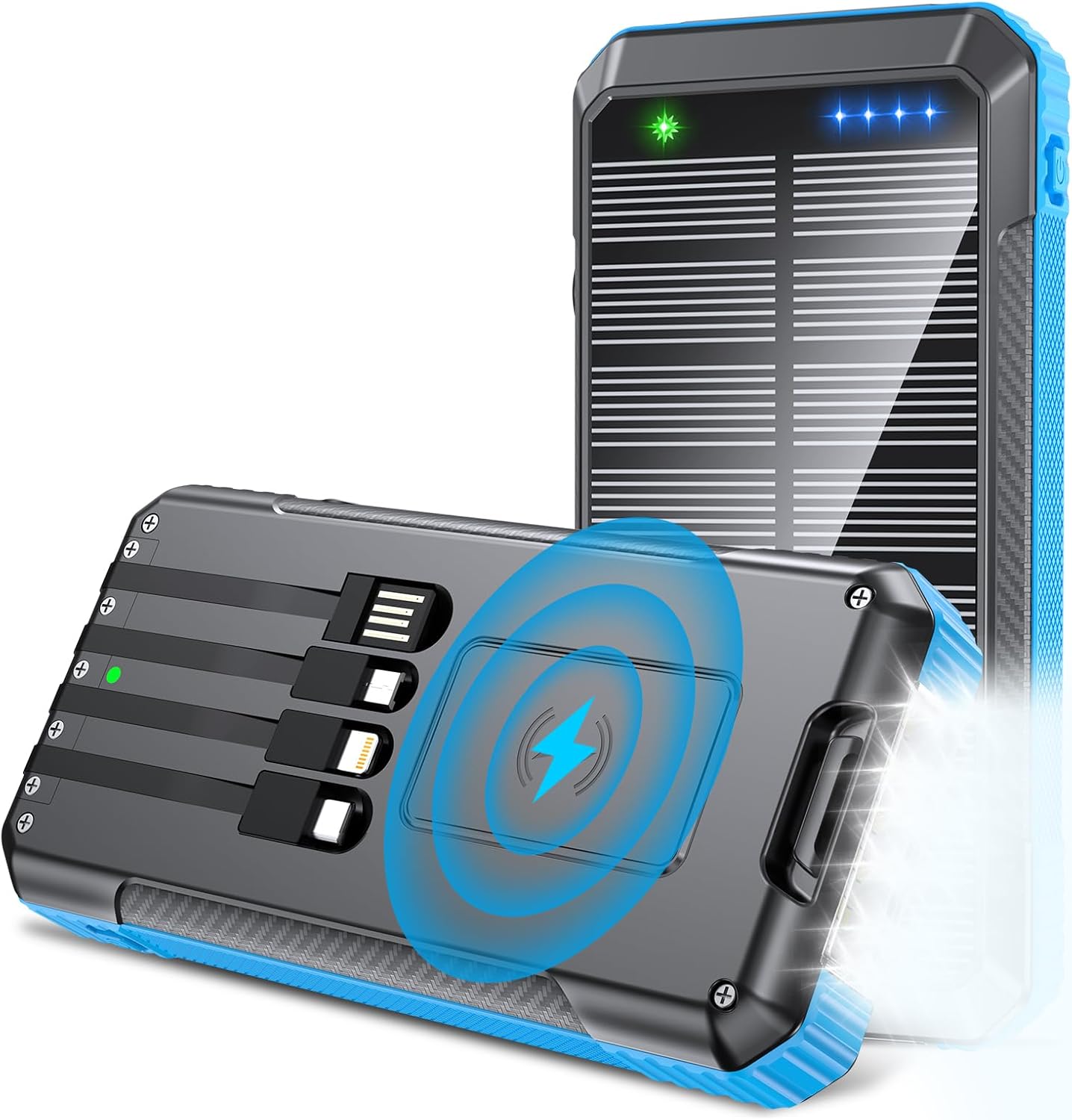 DJKK Solar Power Bank (Blue)