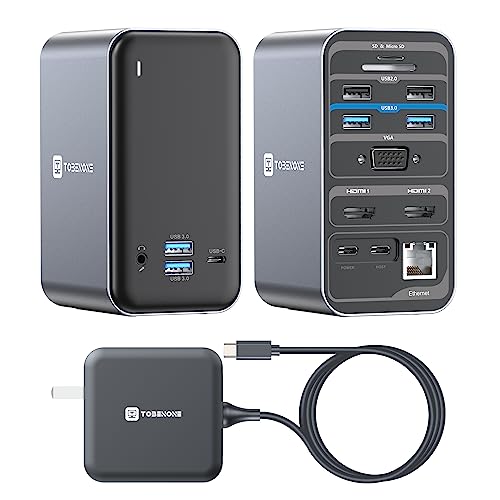 TobenONE USB C Docking Station (100W GaN)
