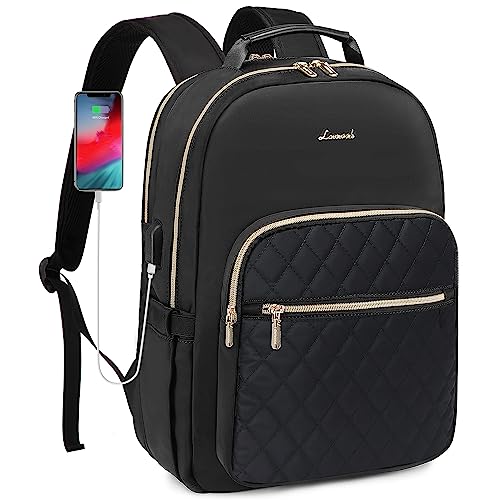 LOVEVOOK Laptop Backpack Purse (Black)
