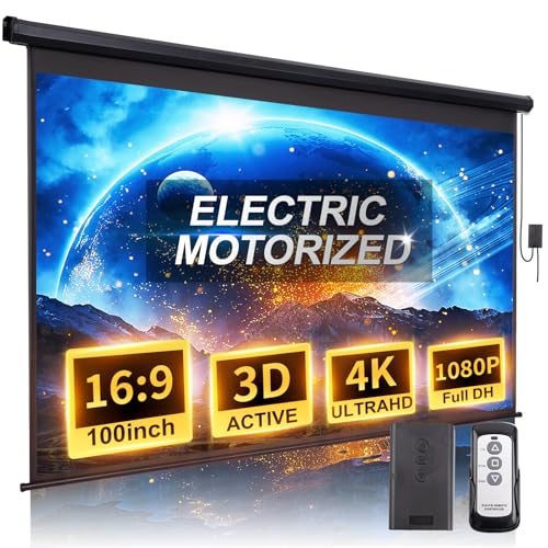 FRAYSCENT Motorized 100" Screen
