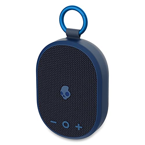 Skullcandy Kilo Wireless Bluetooth Speaker - IPX7 Waterproof Mini Bluetooth Speaker with 24 Hour Battery, Downward Firing Passive Radiator, and True Wireless Pairing - Perfect for Outdoor (Navy)