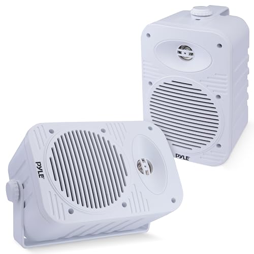 Pyle 500W Outdoor Speakers (White)