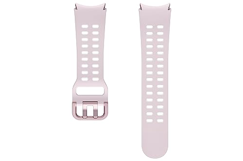 SAMSUNG Galaxy Watch 6, 5, 4 Series Extreme Sport Band w/T-Buckle Closure, Air Holes for Active Men and Women, Smartwatch Replacement Strap, Small/Medium, ET-SXR93SVEGUJ, Lavender/White