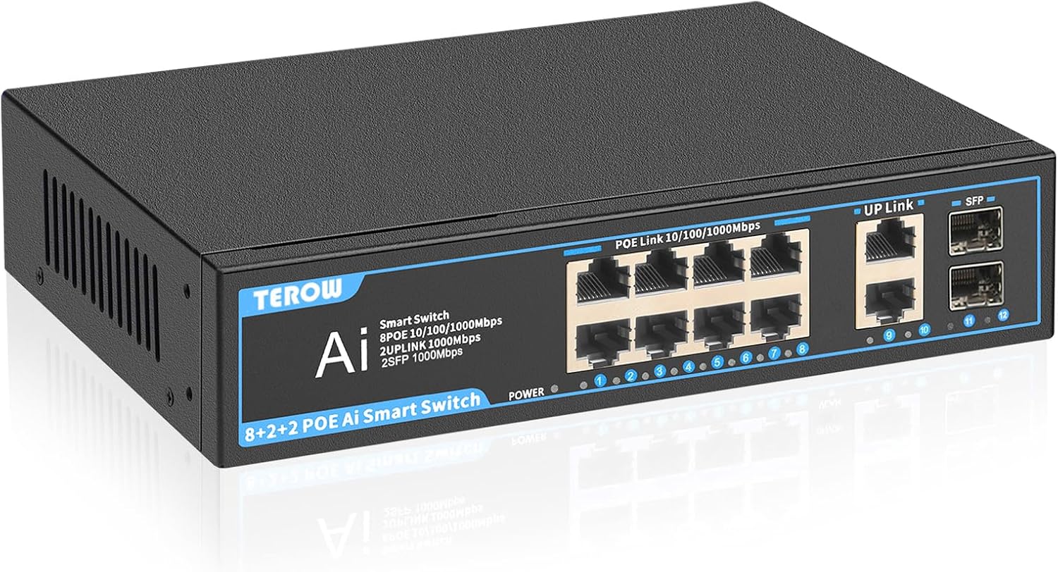 TEROW 8‑Port PoE (120W)