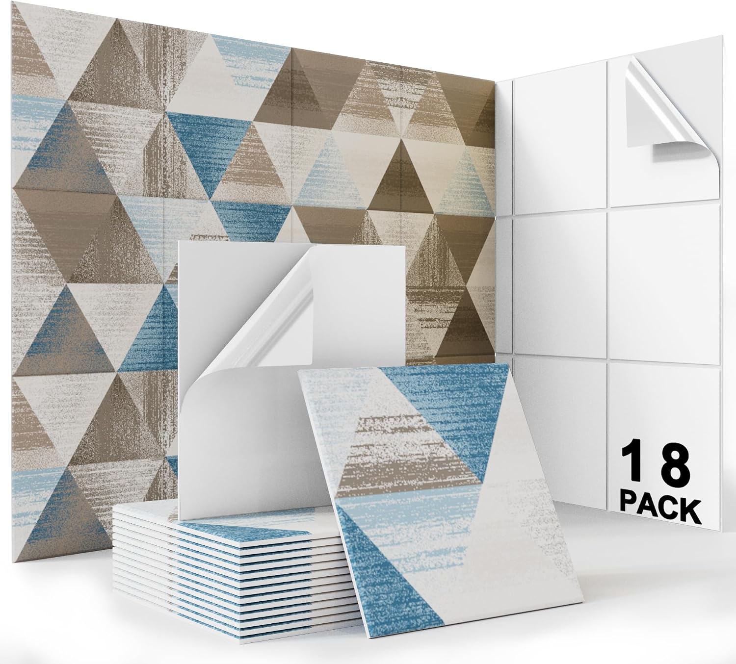 BUBOS 18 Pack Art Acoustic Panels Soundproof Wall Panel (Infinite Loop)