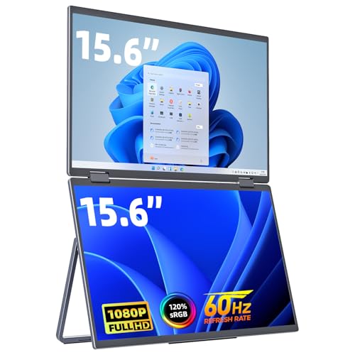 cocopar Portable Monitor Dual 15.6 Inch