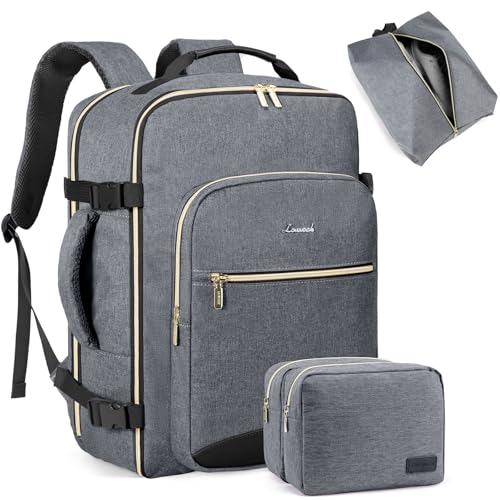 LOVEVOOK Carry On 50L (Gray-Black)