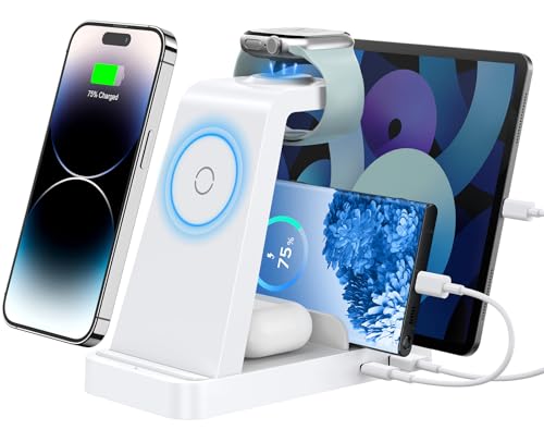 GAUOLN 5‑in‑1 Wireless Charger (White)