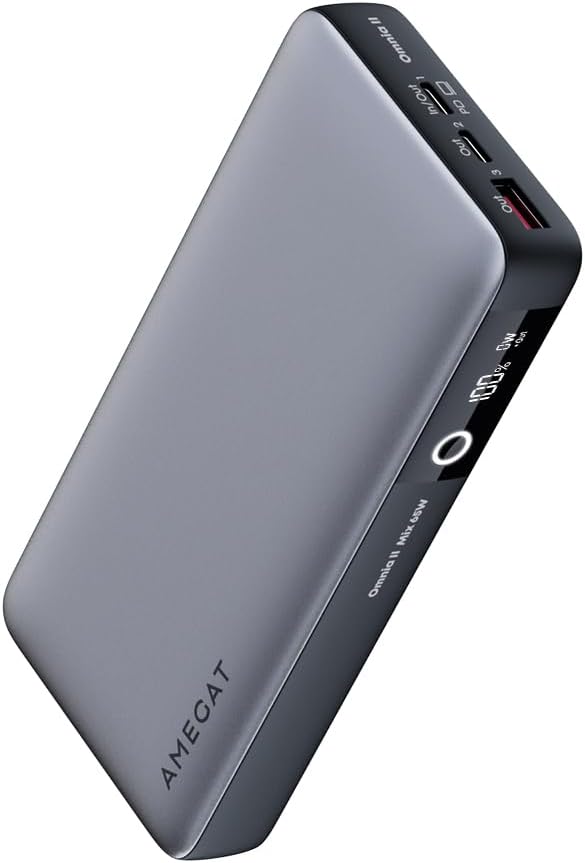 AMEGAT 20000mAh 65W Power Bank