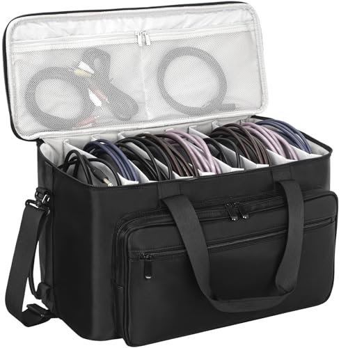 AKOZLIN Large Travel Gig Band Cable File Bag