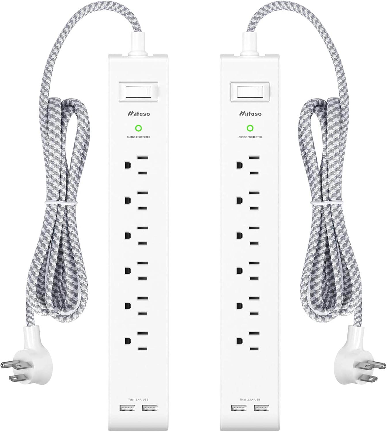 Mifaso 6-Outlet Power Strip