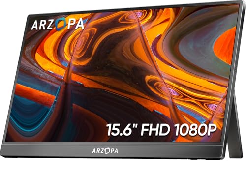 ARZOPA Portable Monitor 15.6'' FHD