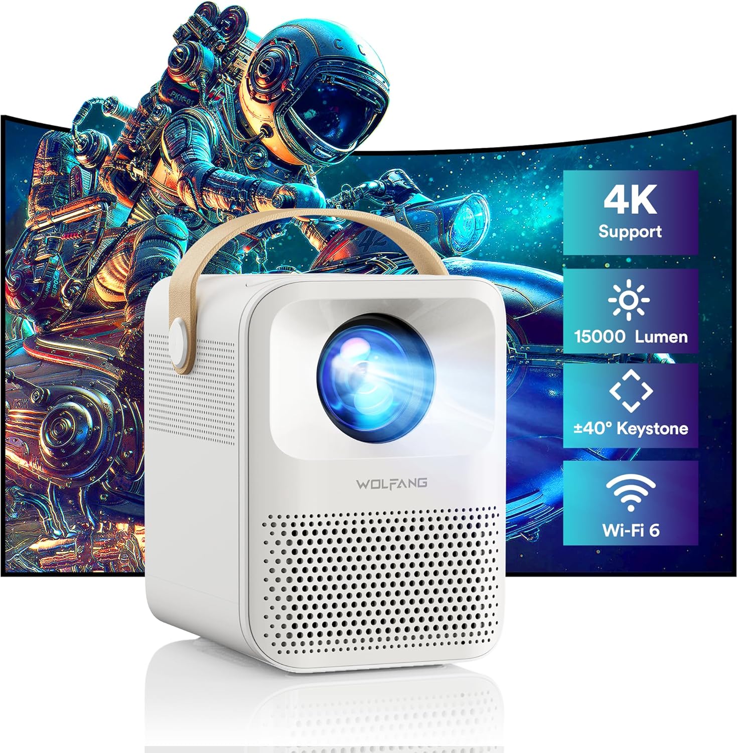 WOLFANG Mini Projector