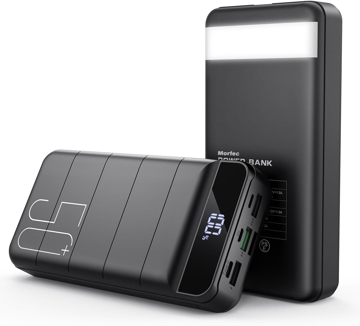 Morfec 50000mAh Power Bank (22.5W)