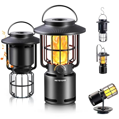 RETEYUNG 2-Pack Flame Light Speaker