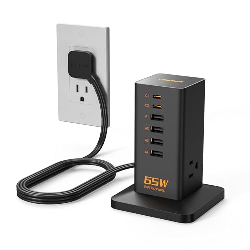 TESSAN 9‑in‑1 PD 65W Charging Station