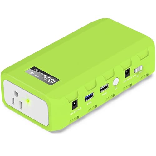 SinKeu Portable Power Station 88Wh, Solar Generator Power Bank with AC Outlet, 110V Portable Laptop Charger for Home Backup Outdoor Emergency RV Van Hunting