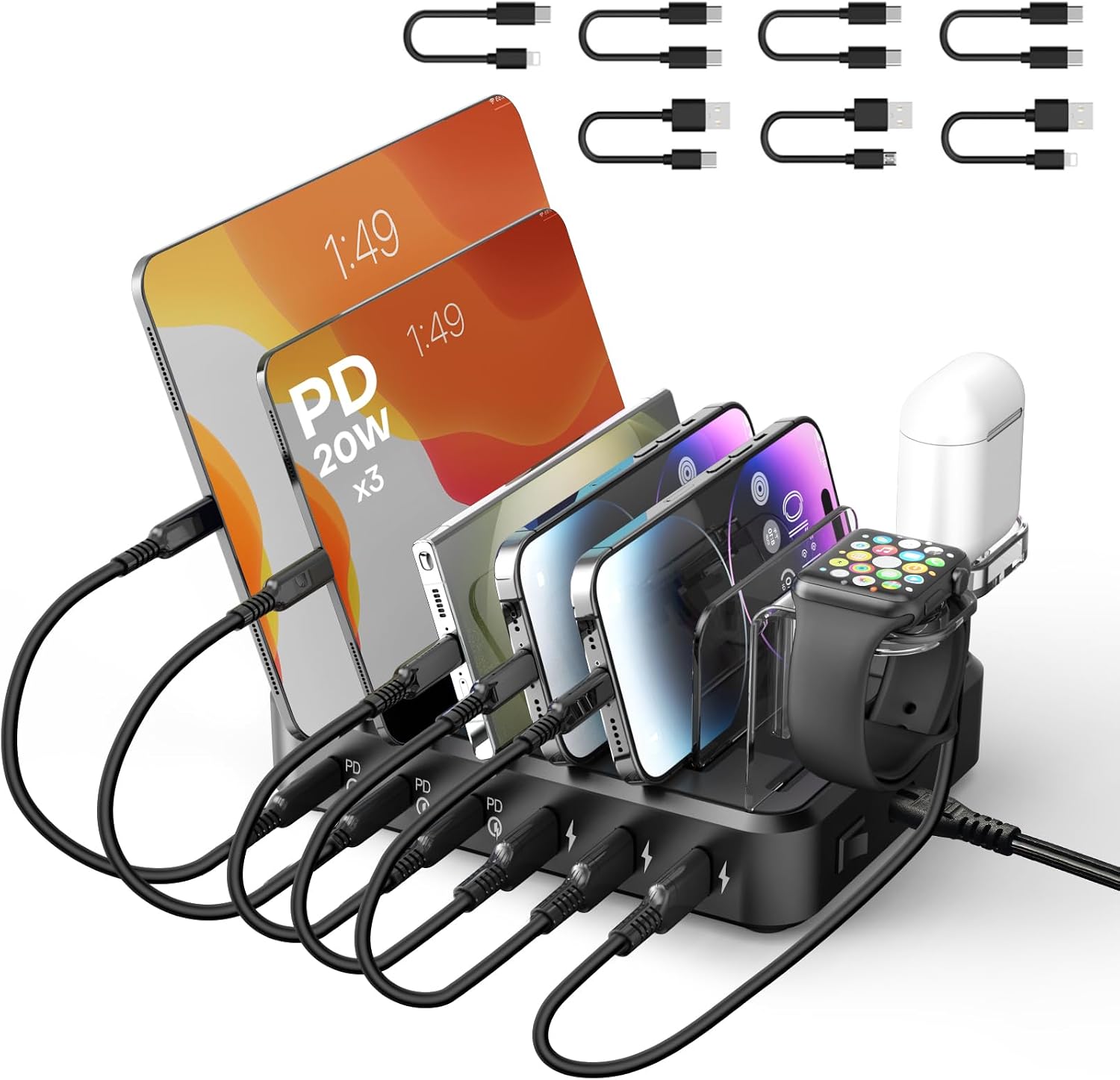 ENRIPRT 6-Port Fast Charger (Mid-Range)