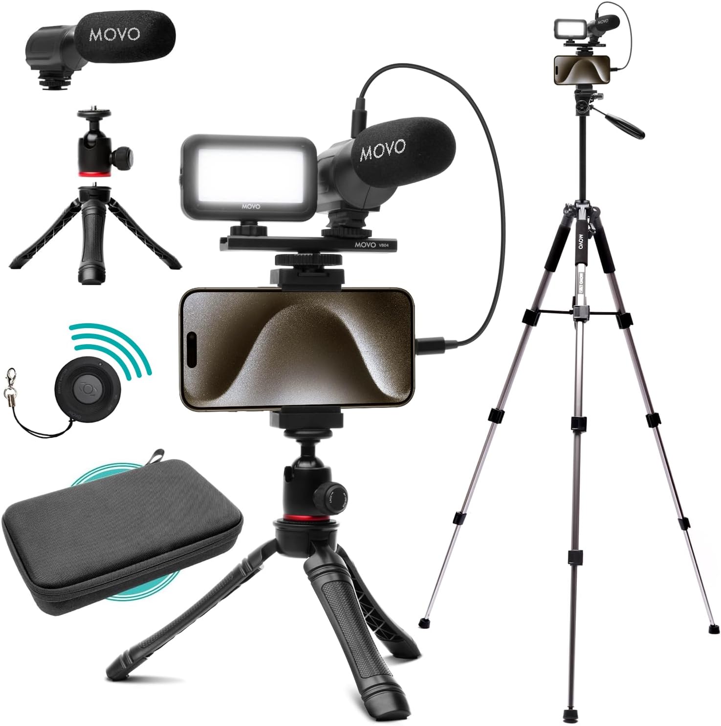 Movo USB-C Vlogging Kit for iPhone 15