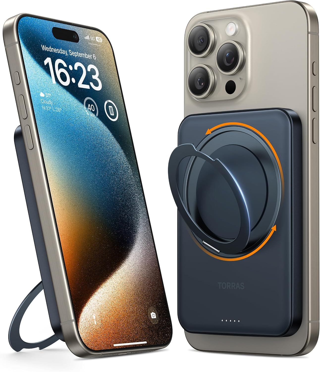 TORRAS 5,000mAh Magnetic Portable Charger