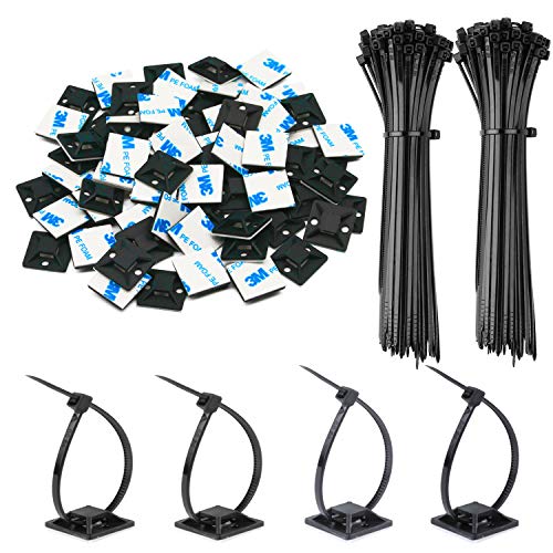 Rythcraft Bulk Zip Tie Mounts (100)