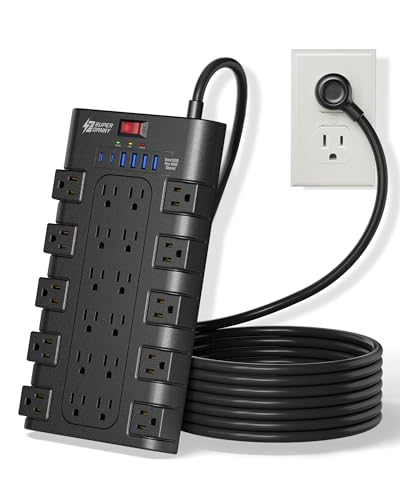 SUPERDANNY 22-Outlet Power Strip