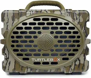 Turtlebox Gen 2: Loud! Outdoor Portable Bluetooth Speaker | Rugged, IP67, Waterproof, Impact Resistant & Dustproof (Plays to 120db, Pair 2X for True L-R Stereo), Bottomland/Mossy Oak Edition