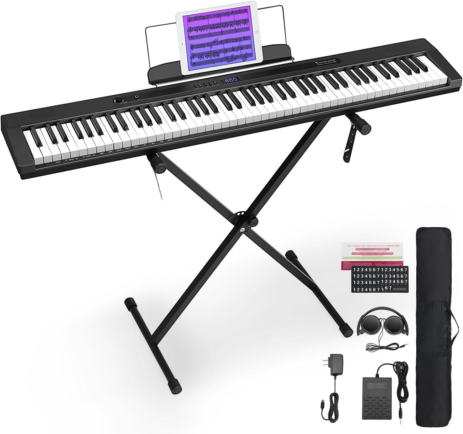 Starfavor 88 Key Piano Keyboard
