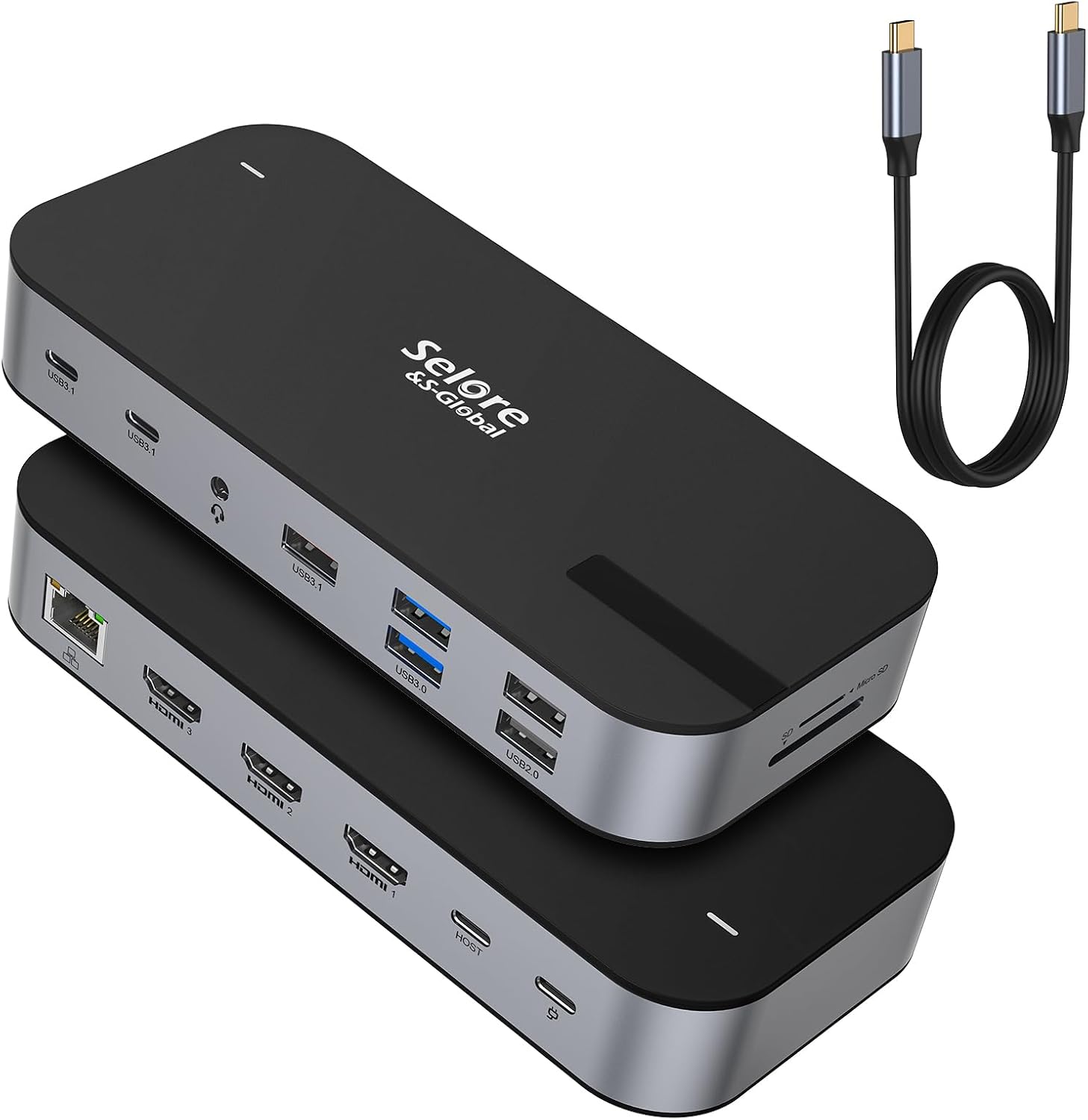 Selore 16-in-1 Triple HDMI Dock