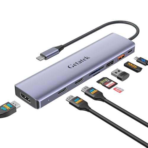 10Gbps USB C Hub 8in1 Docking Station