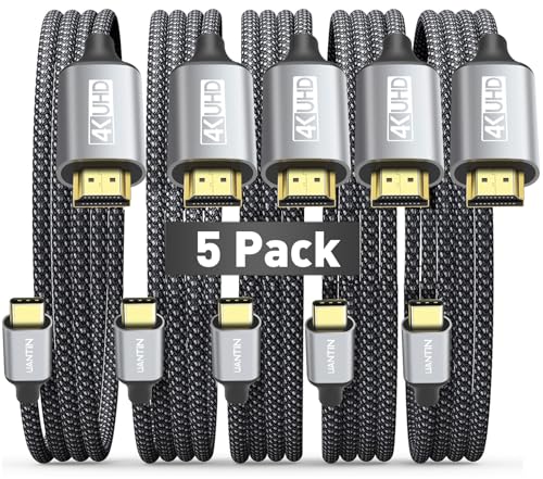 UANTIN USB C to HDMI 6ft (5 Pack)