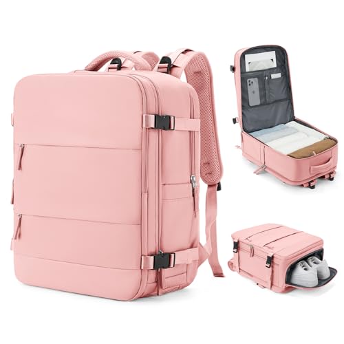 coowoz Large Travel Backpack (Pink)