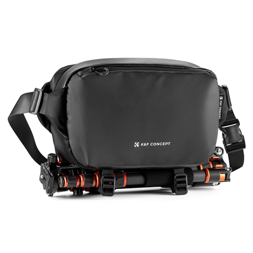 K&F Concept 2 in 1 Sling Bag Everyday Shoulder Bag & Multifunction Photography Crossbody Camera DSLR Backpack Portable Bag
