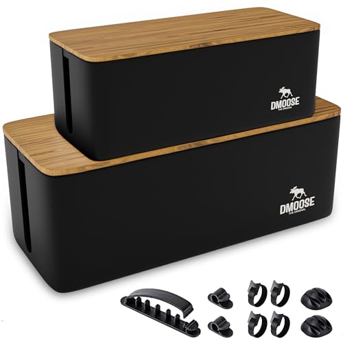 DMoose Cable Management Box (2-Pack)