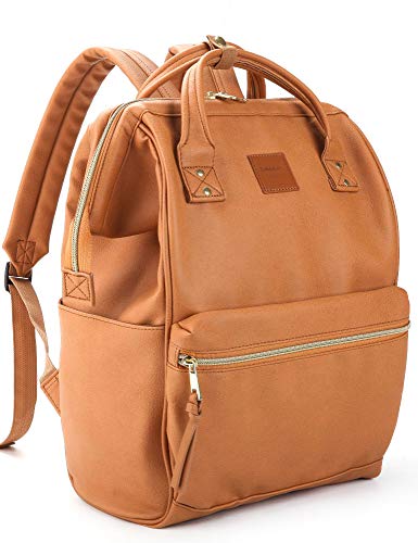 Kah&Kee Leather Backpack (Camel Beige, Large)
