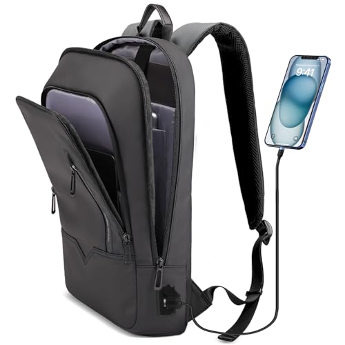 hk 17.3" Business Slim Backpack (Black)