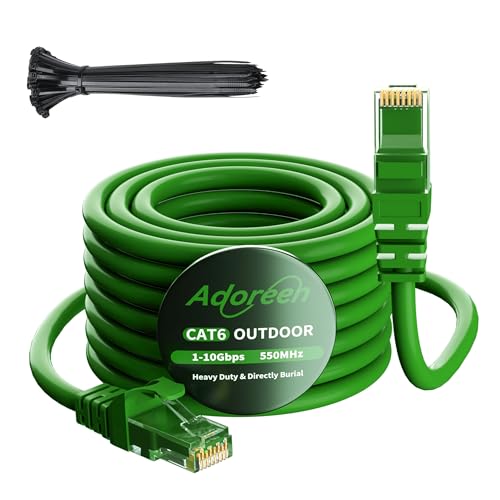 Adoreen Cat 6 Outdoor Ethernet Cable 300 Ft