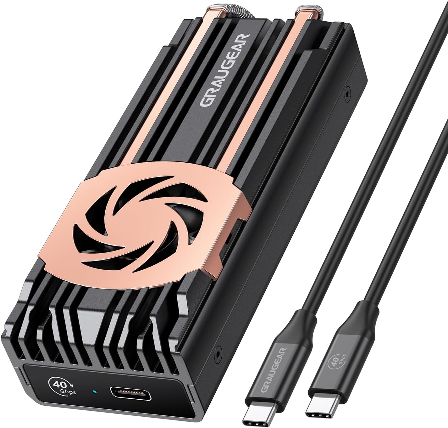 GRAUGEAR 40Gbps NVMe Enclosure