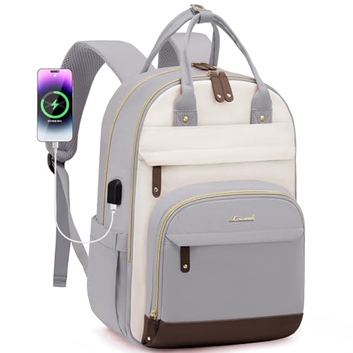 LOVEVOOK Backpack (Light Grey-Beige)