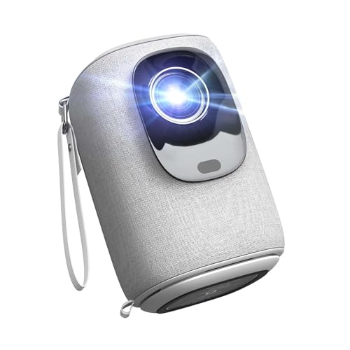 [Electric Focus & Auto Keystone] Mini Projector With WiFi And Bluetooth, ONOAYO GivingYou AY2Pro Portable Projector 550 ANSI, Ultra Low Noise & Lens Cap Dustproof, Outdoor Projector For Phone/Laptop