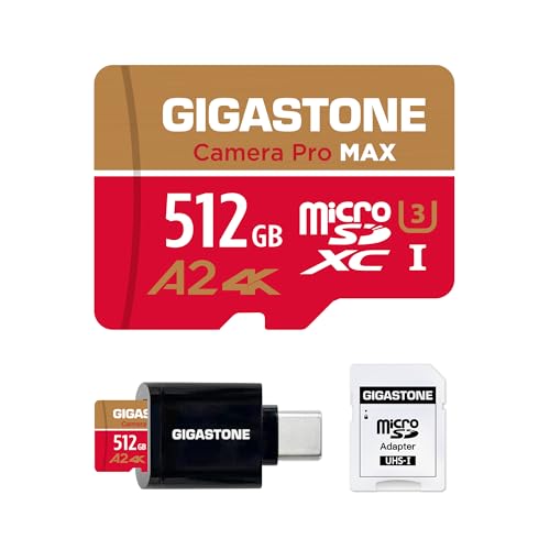 GIGASTONE 512GB microSD bundle