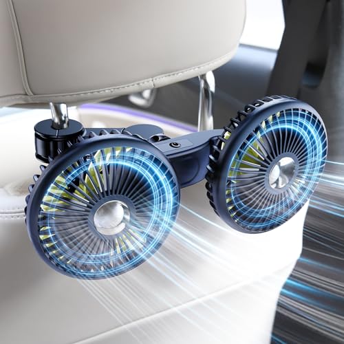 DICMKY Dual Head Car Fan