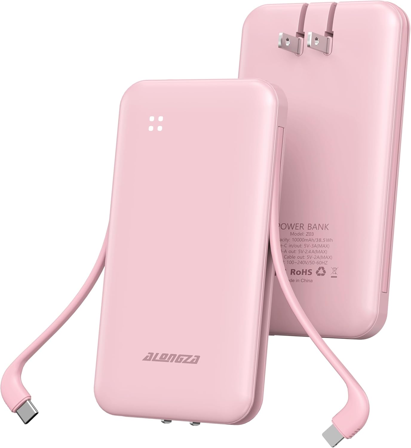 Alongza Portable Charger Power Bank 10000mAh